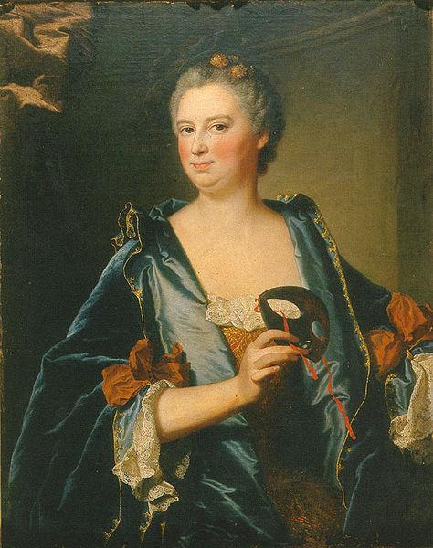Hyacinthe Rigaud Portrait of Marie-Madeleine Mazade Sweden oil painting art